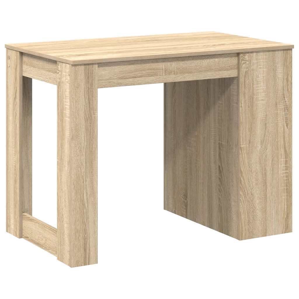 Skrivebord med skuff og hylle 102x62x77,5 cm konstruert tre