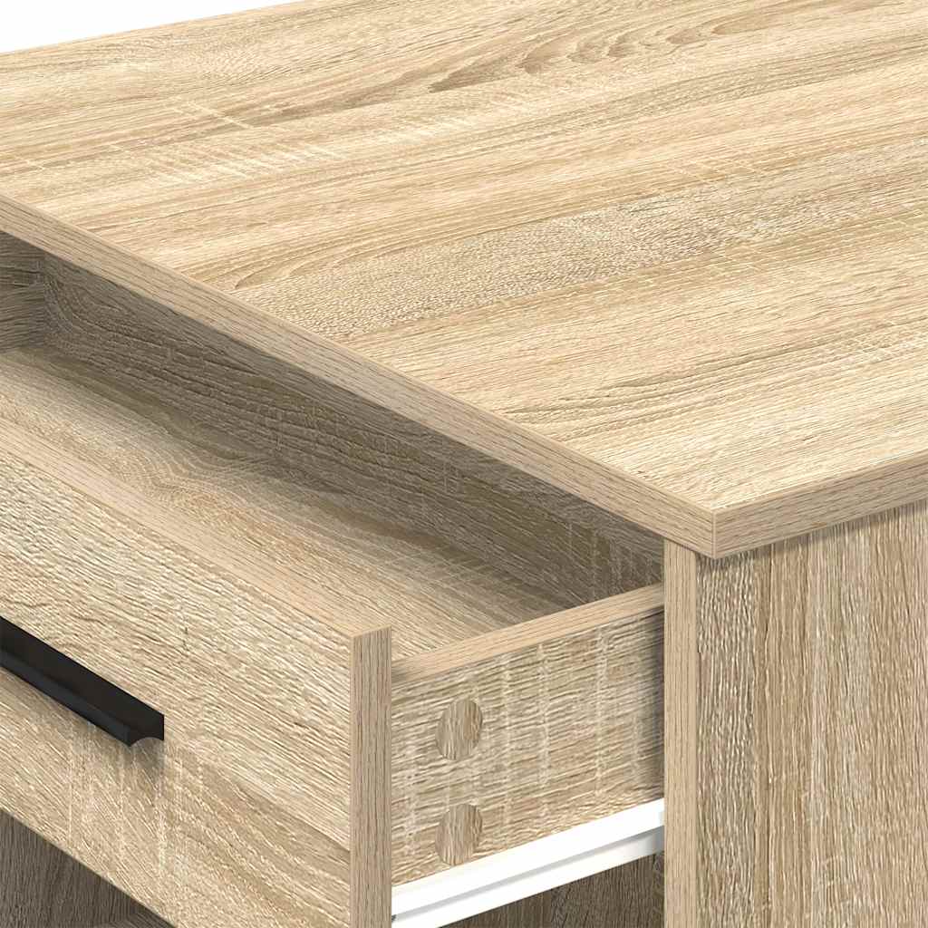 Skrivebord med skuff og hylle 102x62x77,5 cm konstruert tre