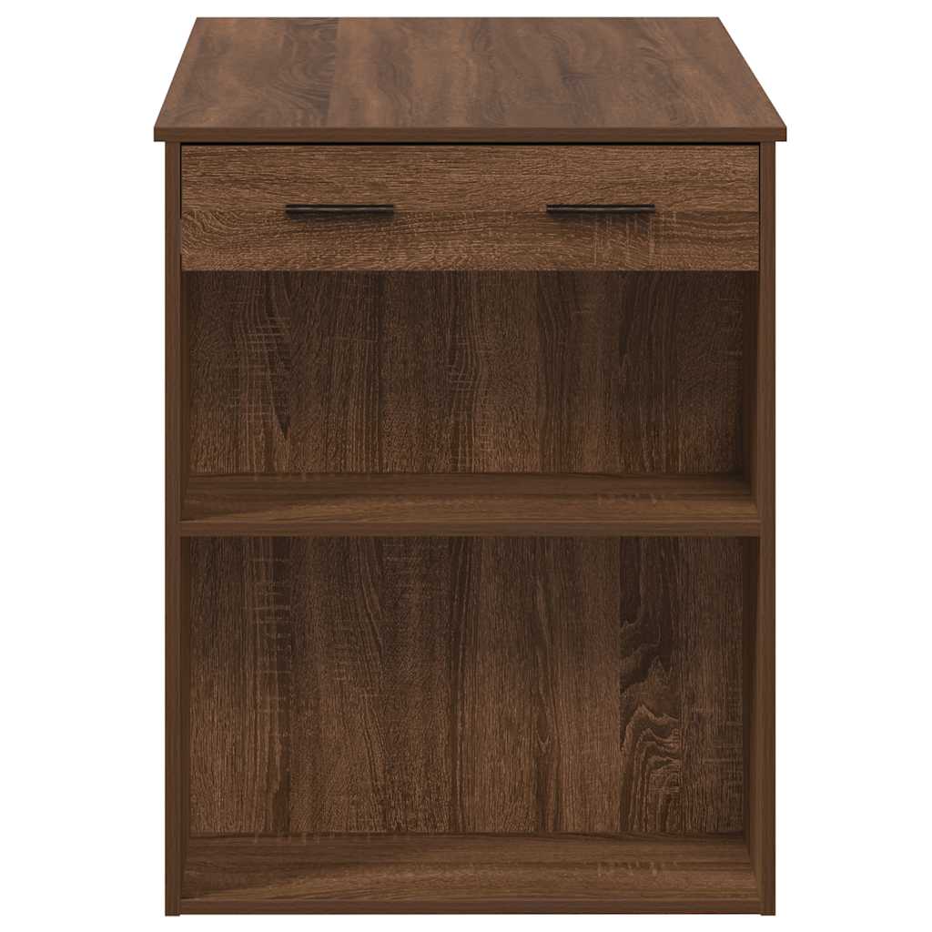 Skrivebord med skuff og hylle 102x62x77,5 cm konstruert tre