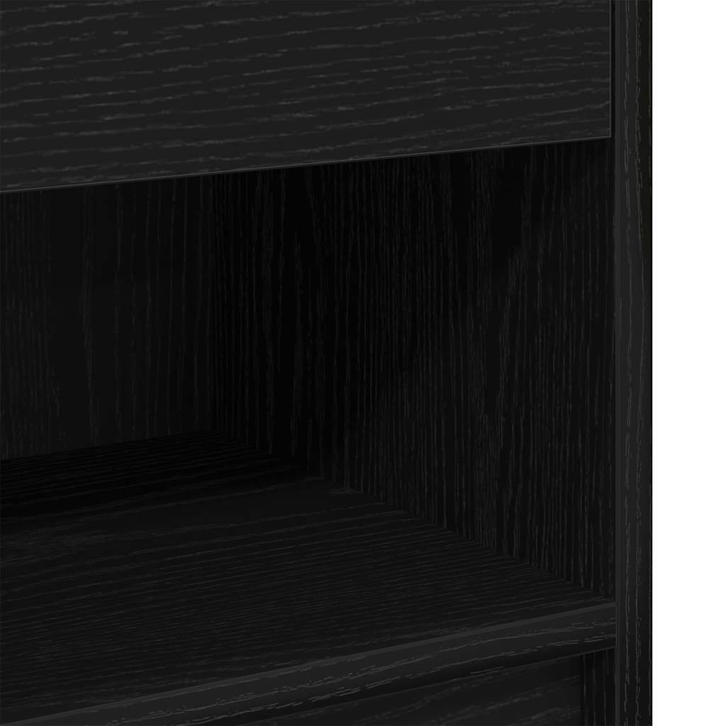 Nattbord 2 stk med skuff svart 39x28x41 cm vidaXL