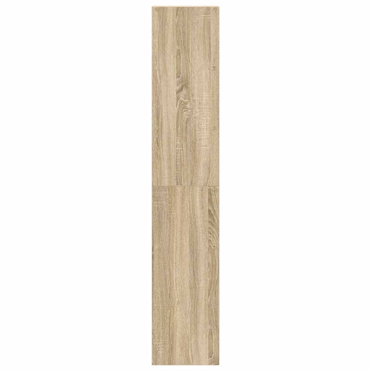 Bokhyller 2 stk stablebar sonoma eik 30x30x80 cm konstruert tre
