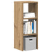 Bokhylle stablebar artisan eik 30x30x80 cm konstruert tre