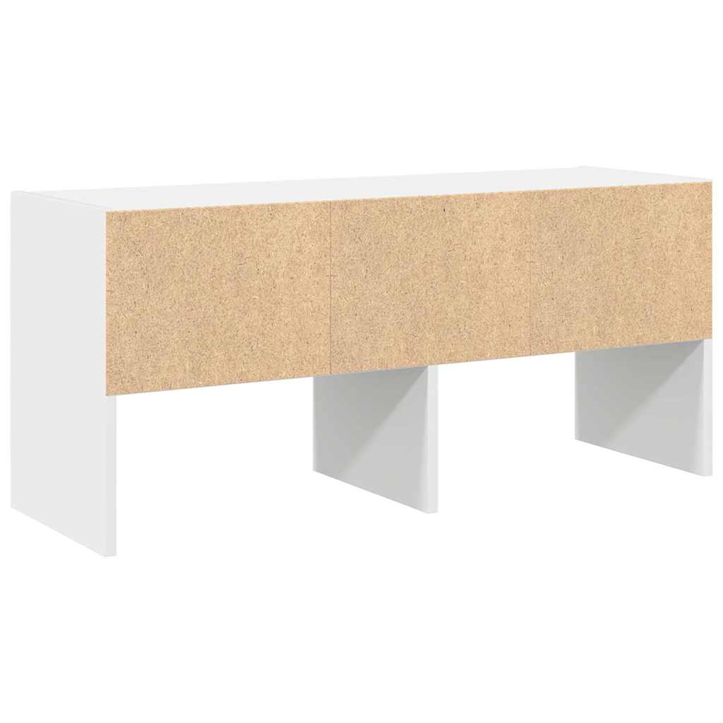 Skostativ stablebar hvit 89,5x30x40 cm