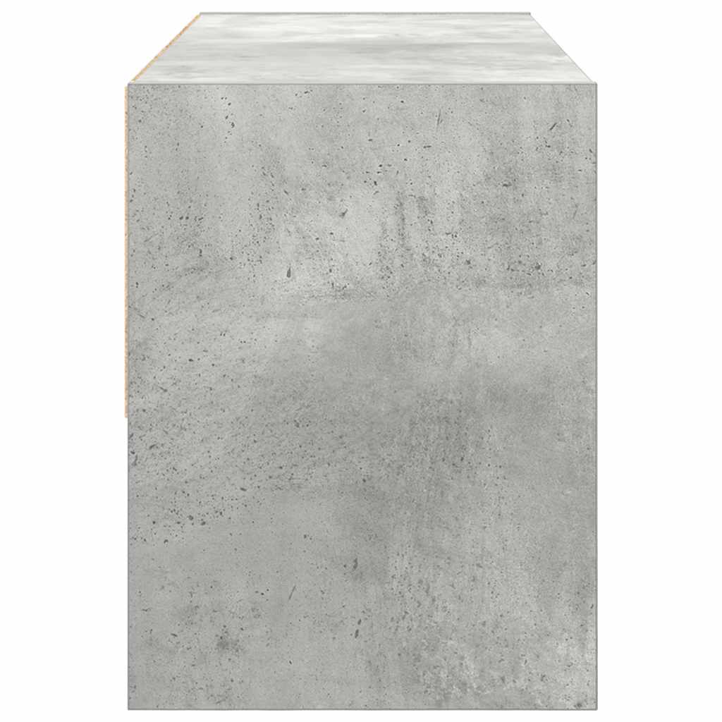 Skostativ stablebar betonggrå 89,5x30x40 cm