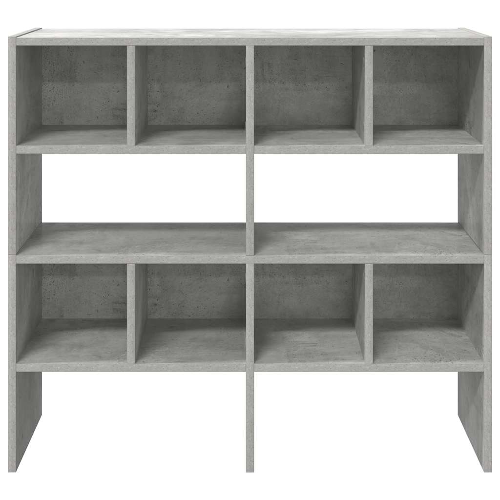 Skostativer 2 stk stablebar betonggrå 89,5x30x40 cm