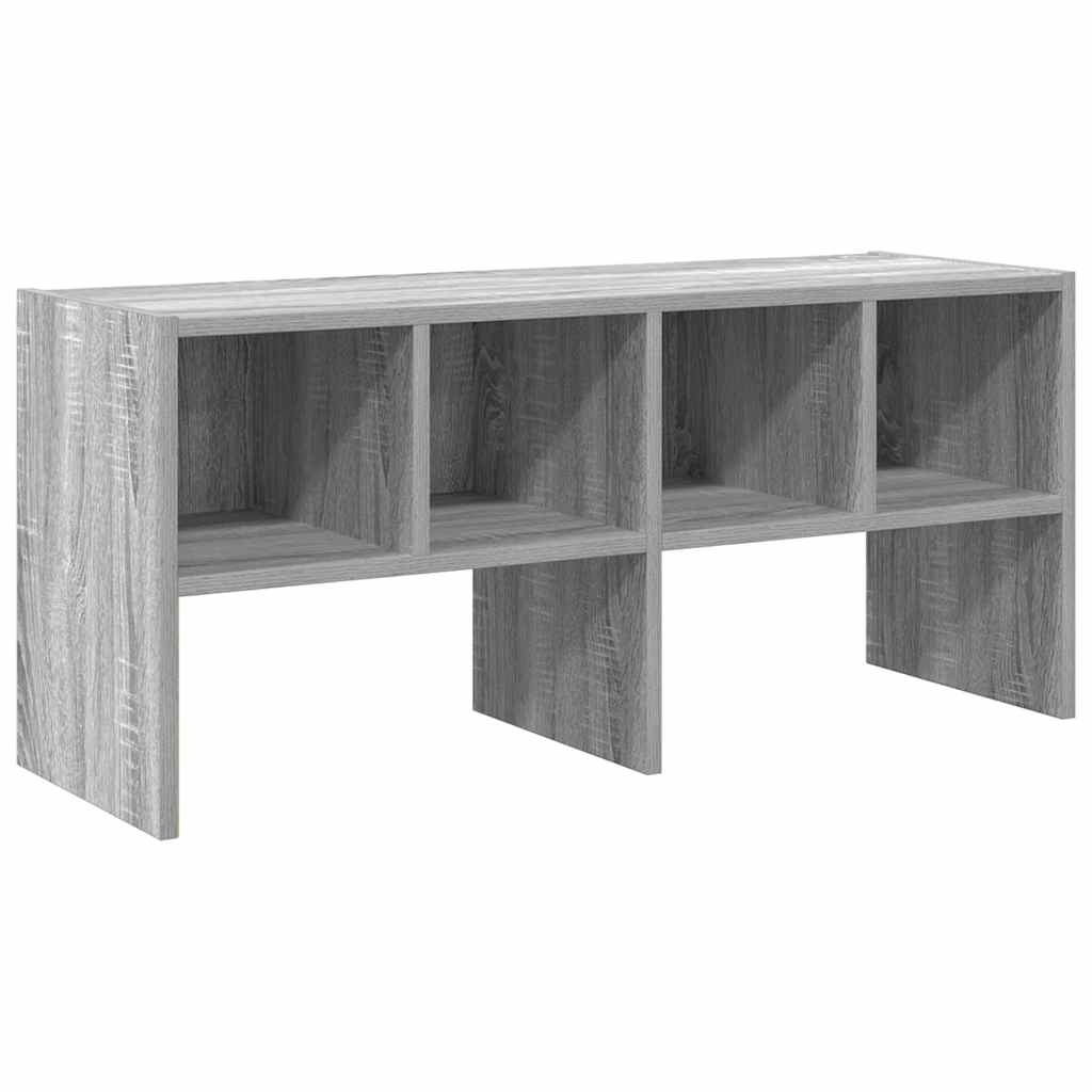 Skostativ stablebar grå sonoma 89,5x30x40 cm