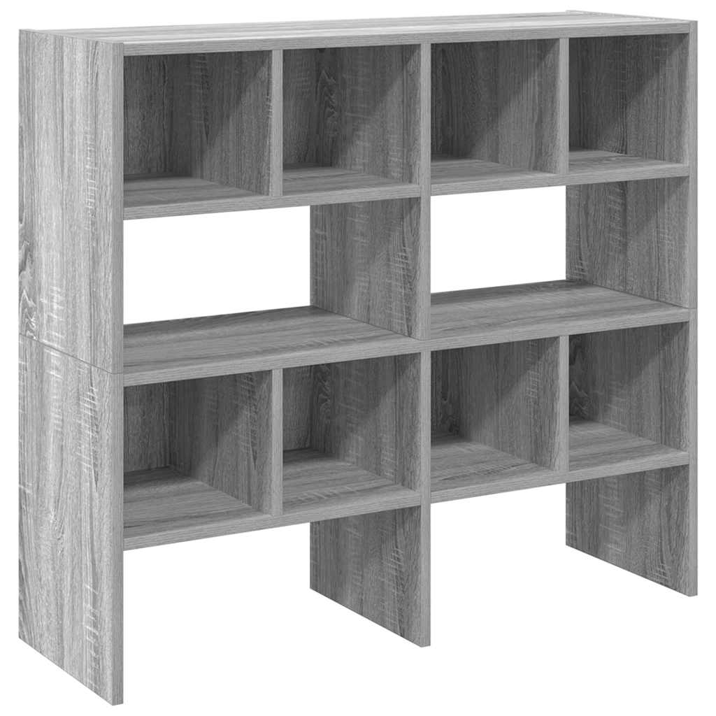 Skostativer 2 stk stablebar grå sonoma 89,5x30x40 cm