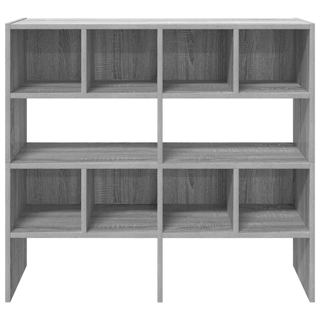Skostativer 2 stk stablebar grå sonoma 89,5x30x40 cm