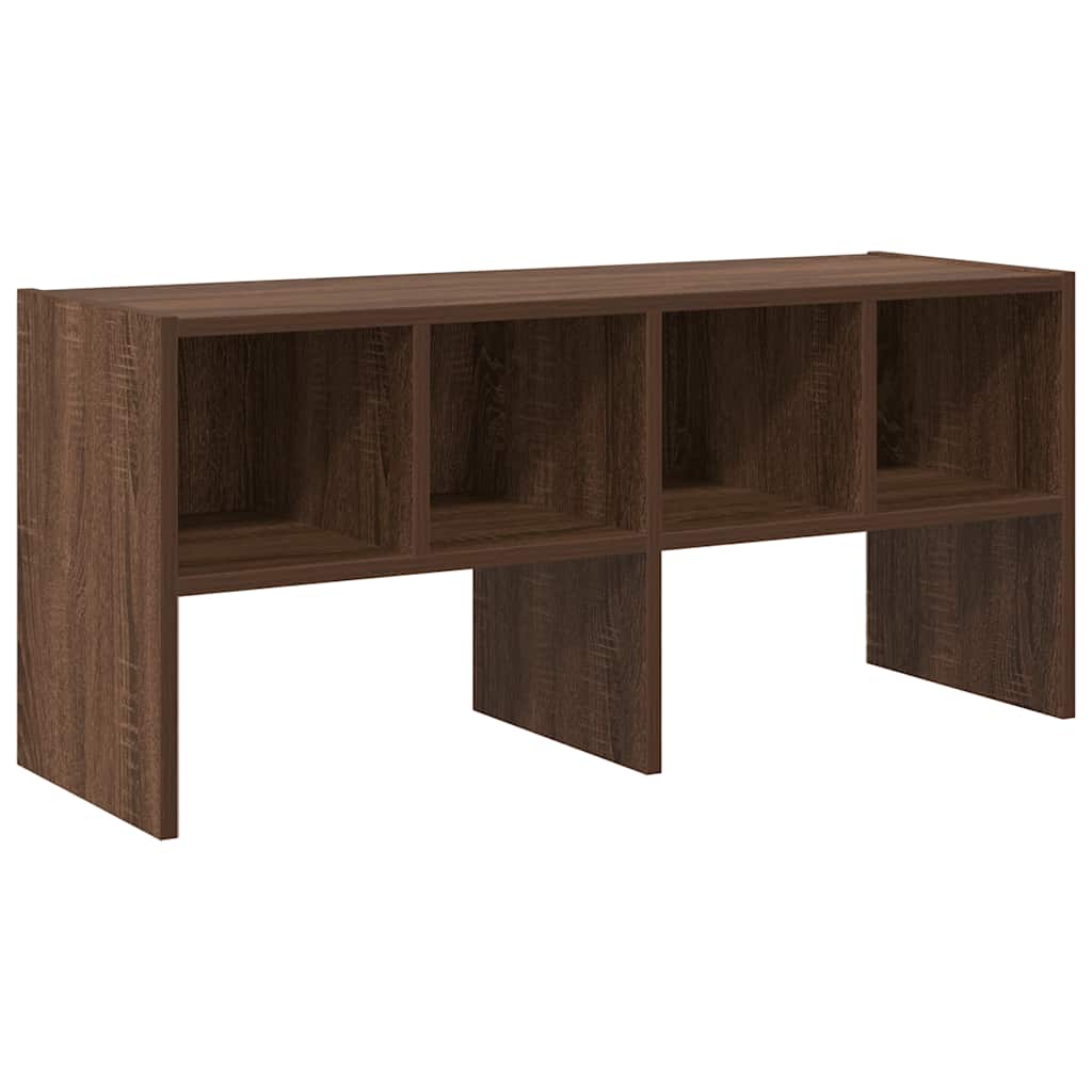 Skostativ stablebar brun eik 89,5x30x40 cm