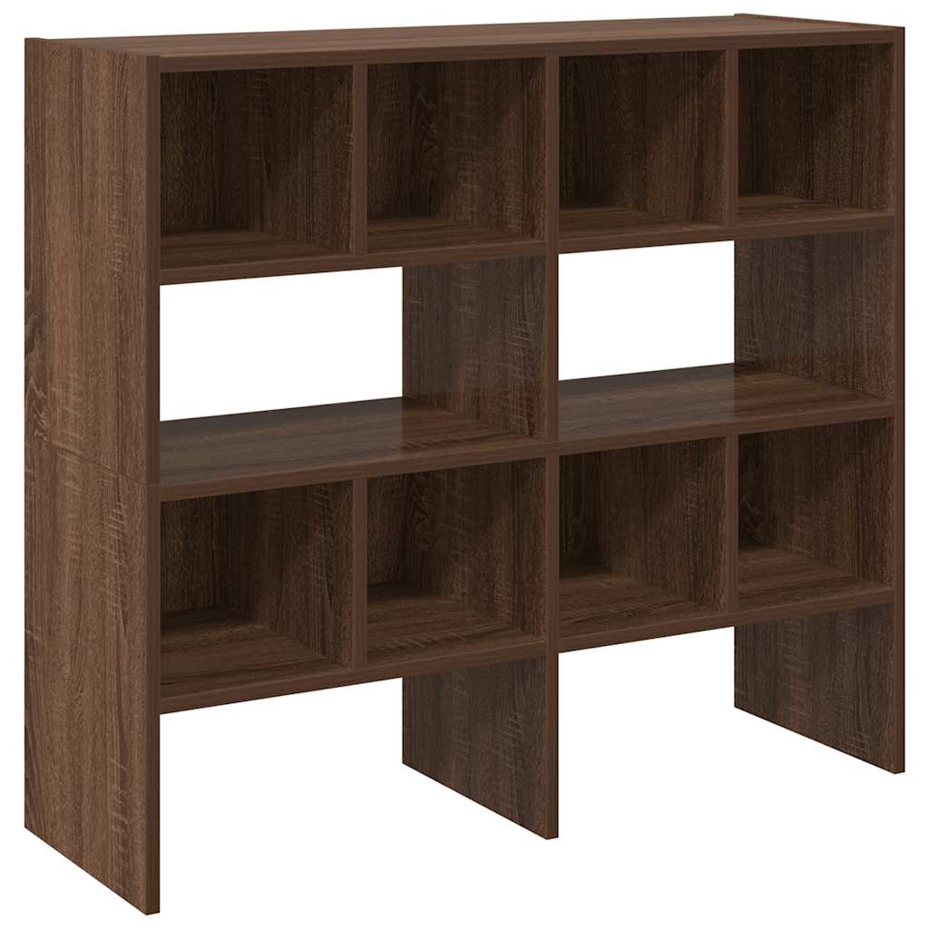 Skostativer 2 stk stablebar brun eik 89,5x30x40 cm
