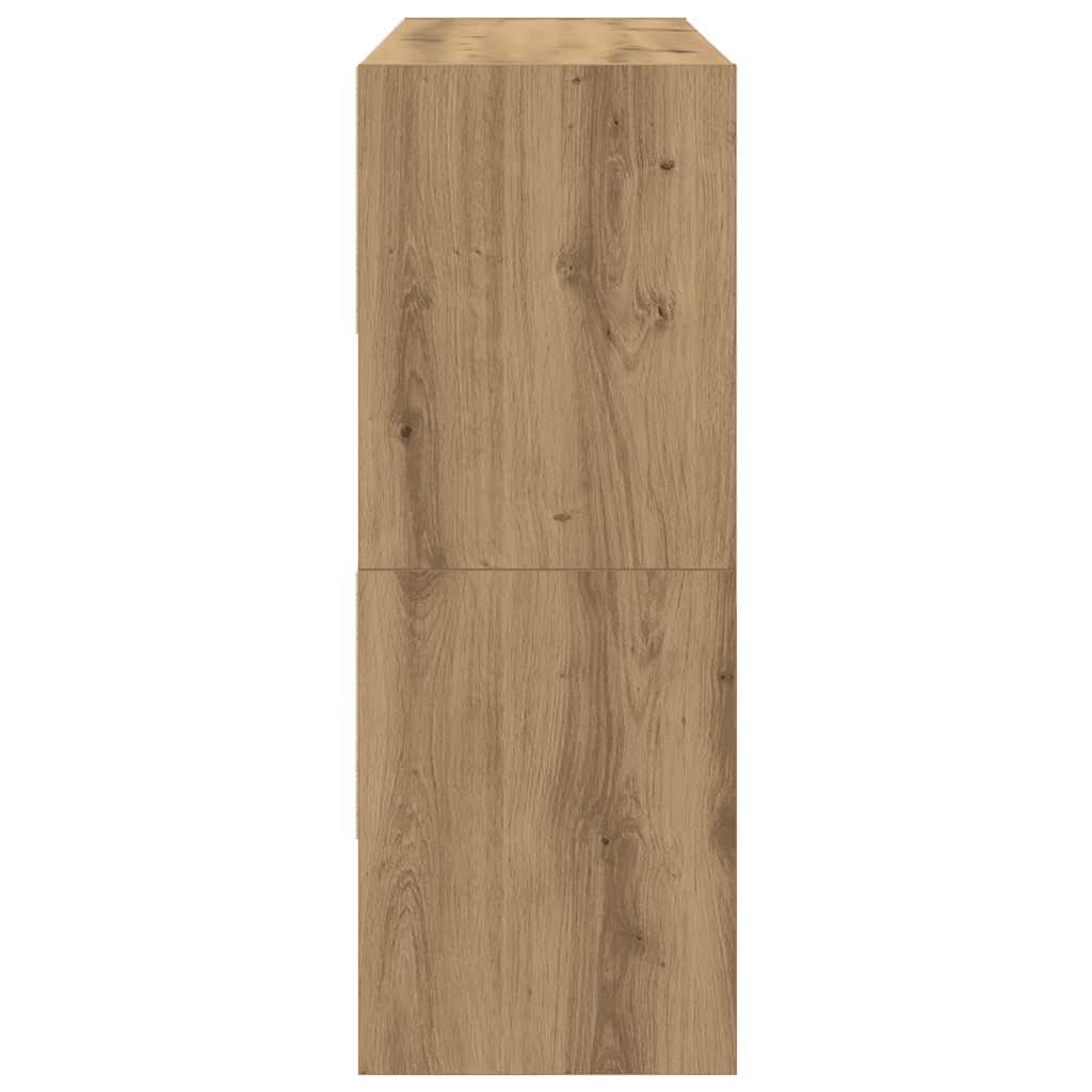 Skostativer 2 stk stablebar artisan eik 89,5x30x40 cm