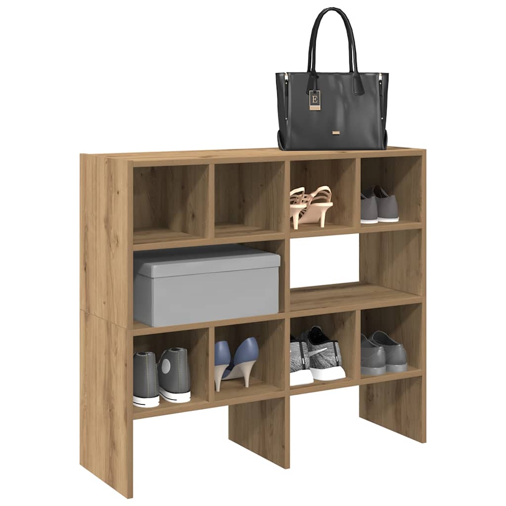 Skostativer 2 stk stablebar artisan eik 89,5x30x40 cm