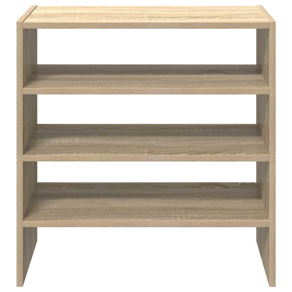 Skostativer 2 stk stablebar sonoma eik 60x30x30,5 cm