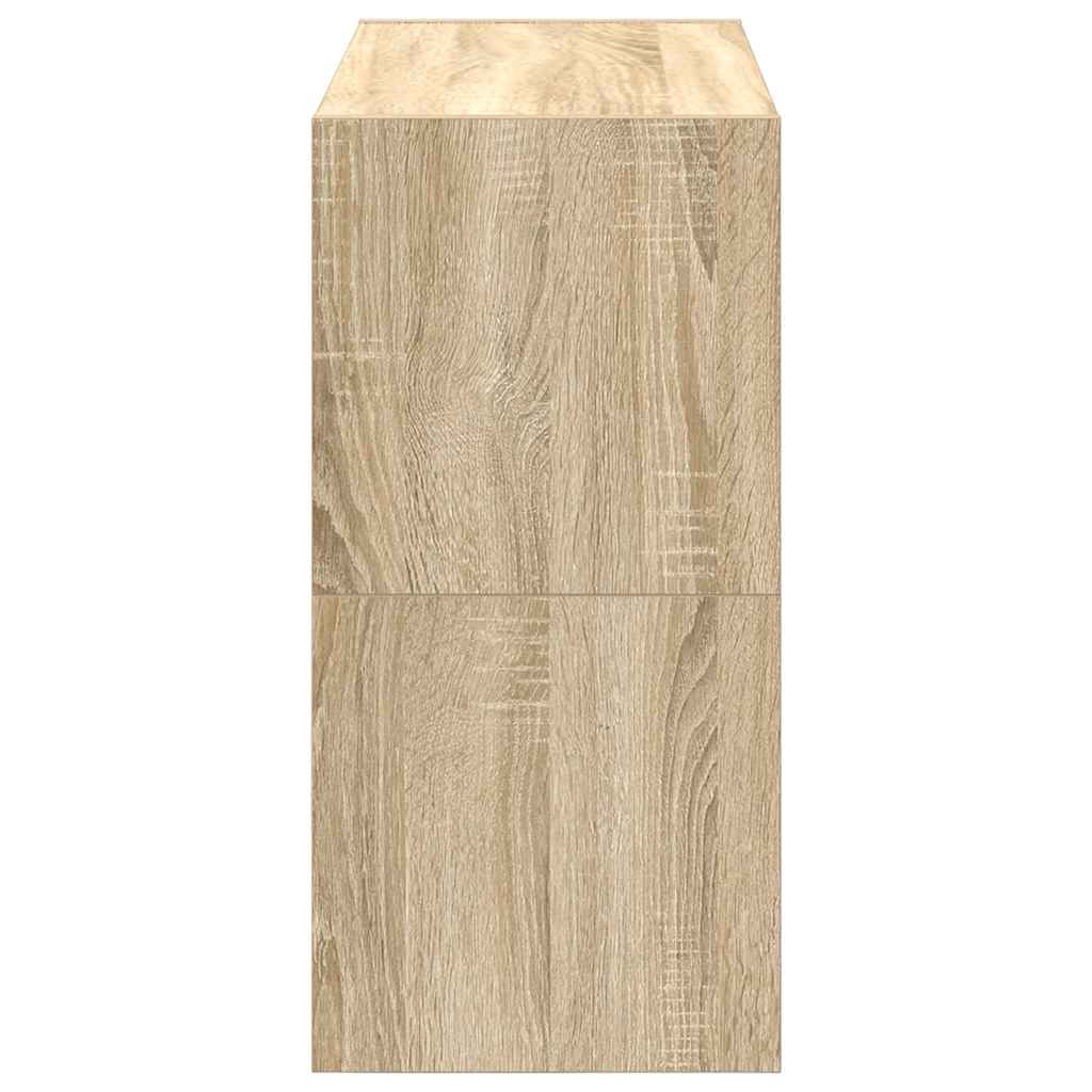 Skostativer 2 stk stablebar sonoma eik 60x30x30,5 cm