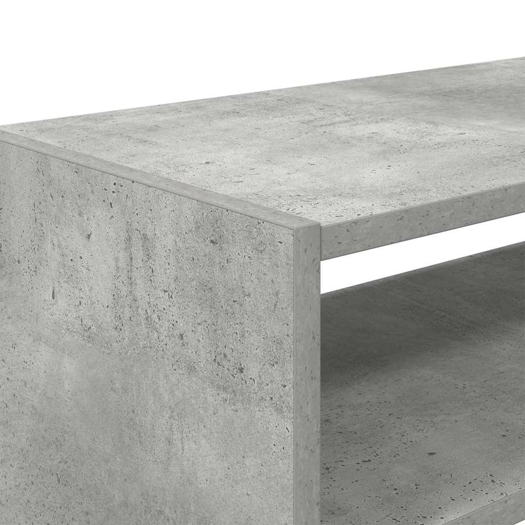 Skostativer 2 stk stablebar betonggrå 60x30x30,5 cm