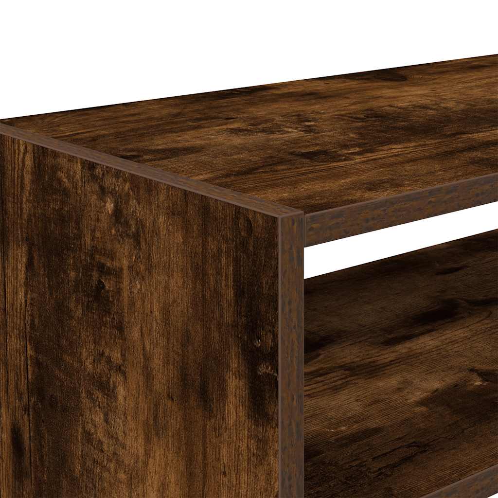 Skostativer 2 stk stablebar røkt eik 60x30x30,5 cm