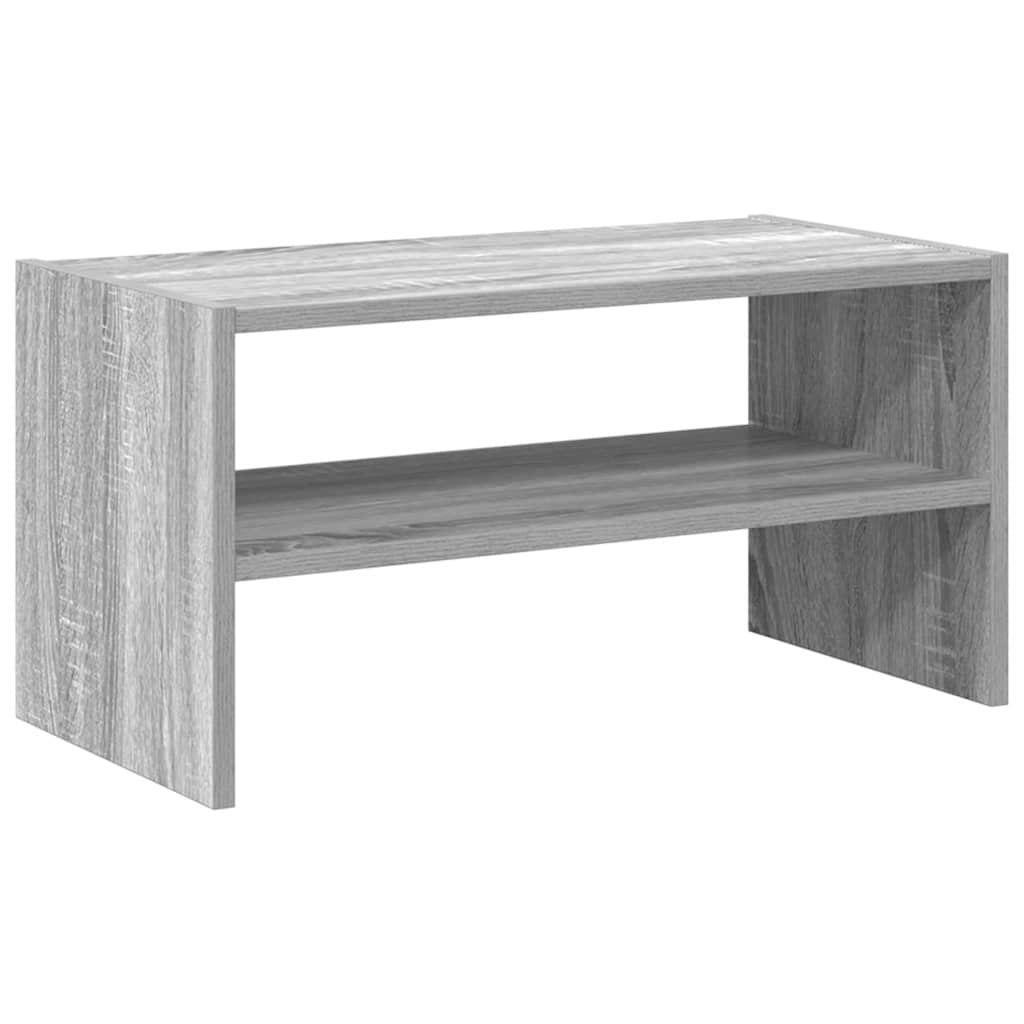 Skostativ stablebar grå sonoma 60x30x30,5 cm