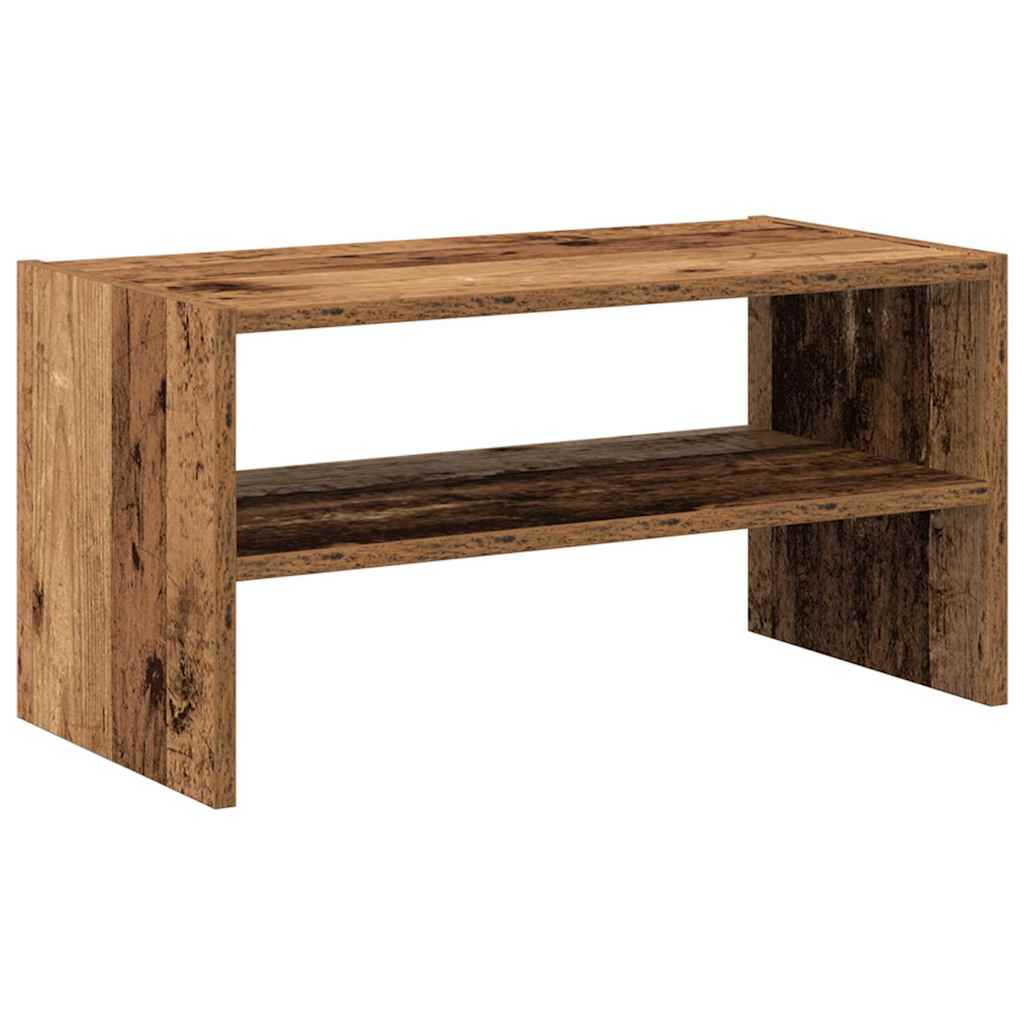 Skostativ stablebar gammelt tre 60x30x30,5 cm