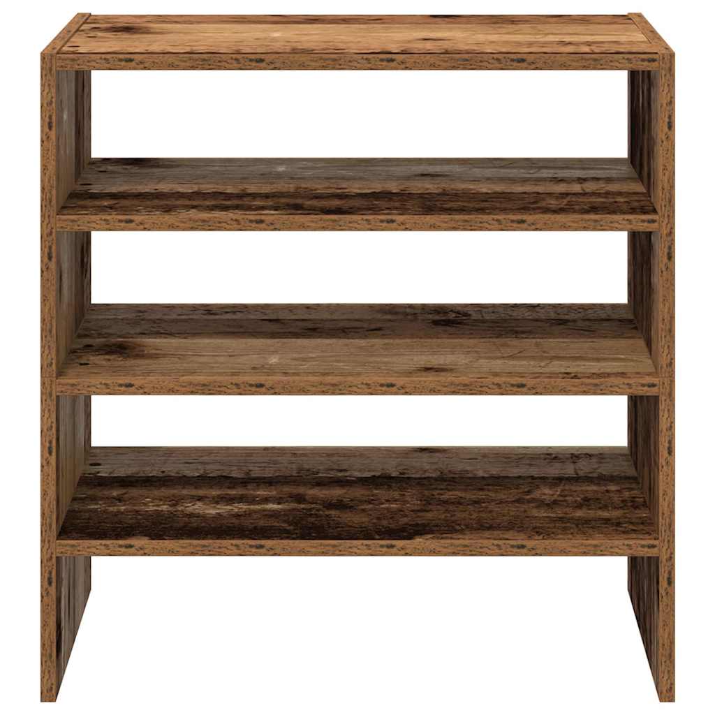 Skostativer 2 stk stablebar gammelt tre 60x30x30,5 cm