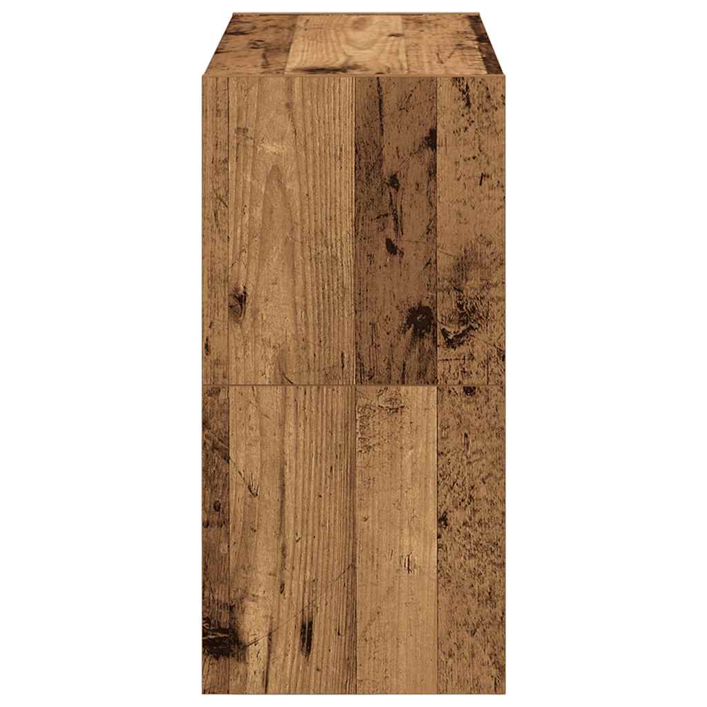 Skostativer 2 stk stablebar gammelt tre 60x30x30,5 cm