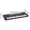 37 tangenter Piano elektrisk keyboard med mikrofon for barn