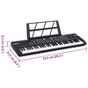 61 tangenter Piano elektrisk keyboard med musikkstativ for barn