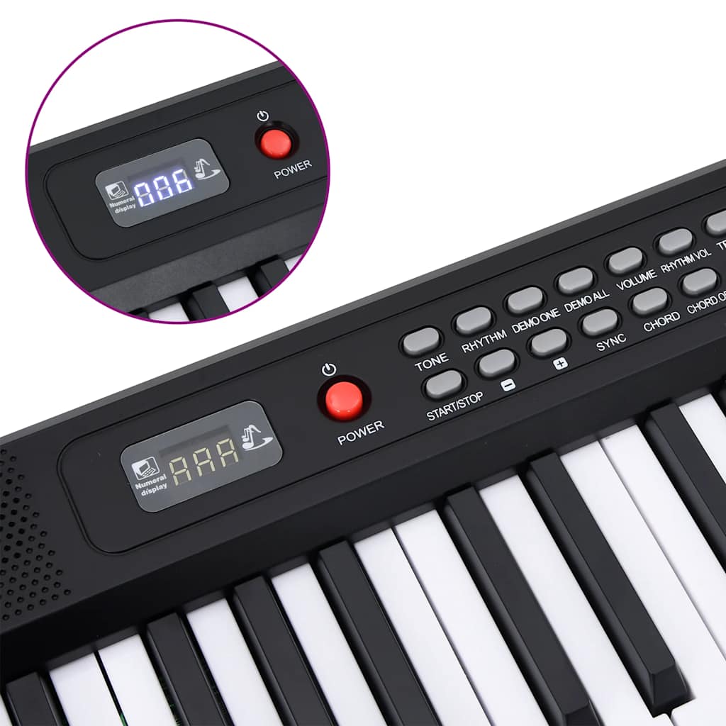 88 tangenter Piano elektrisk keyboard med notestativ