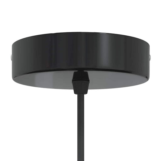 Pendellampe høydejusterbar E27 glans grå Ø 31 cm metall