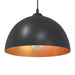 Pendellamper 2 stk høydejusterbar E27 svart Ø 30 cm metall