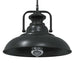 Pendellampe E27 svart Ø 31 cm jern