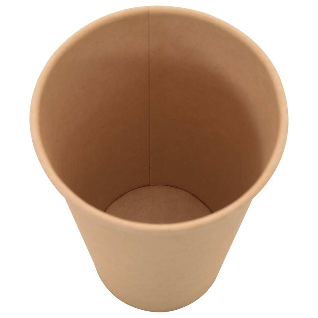 Papir kaffekopper 1000 stk 16oz 400 ml brun