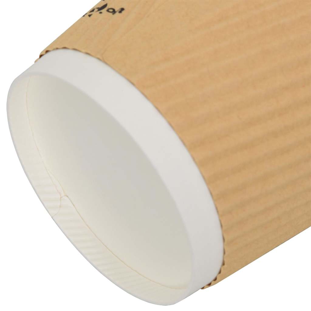 Papir kaffekopper 500 stk 8oz 200 ml brun vidaXL
