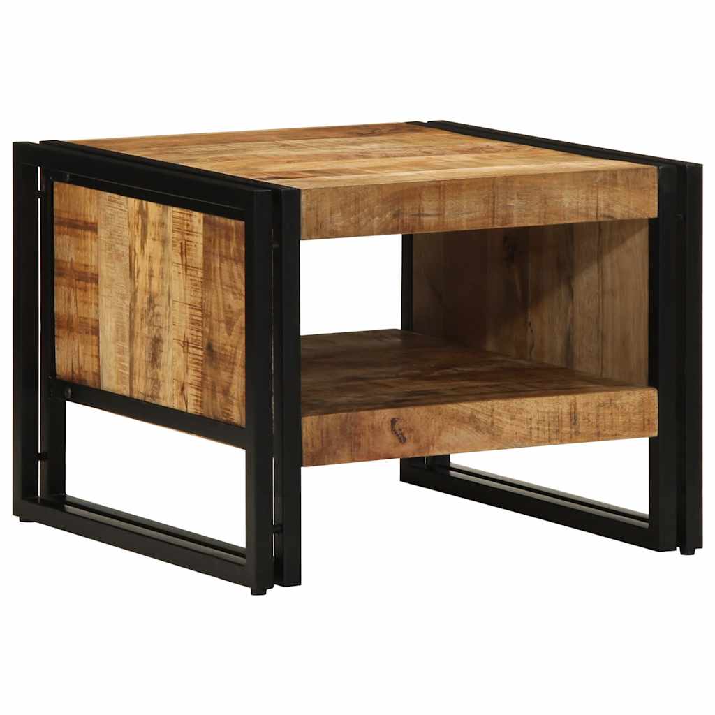 Salongbord 50x50x38 cm grovt heltre mangotre vidaXL