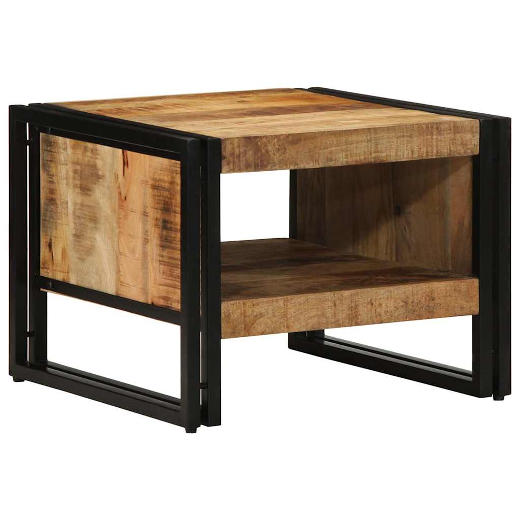 Salongbord 50x50x38 cm grovt heltre mangotre vidaXL