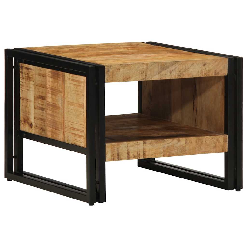 Salongbord 50x50x38 cm grovt heltre mangotre vidaXL