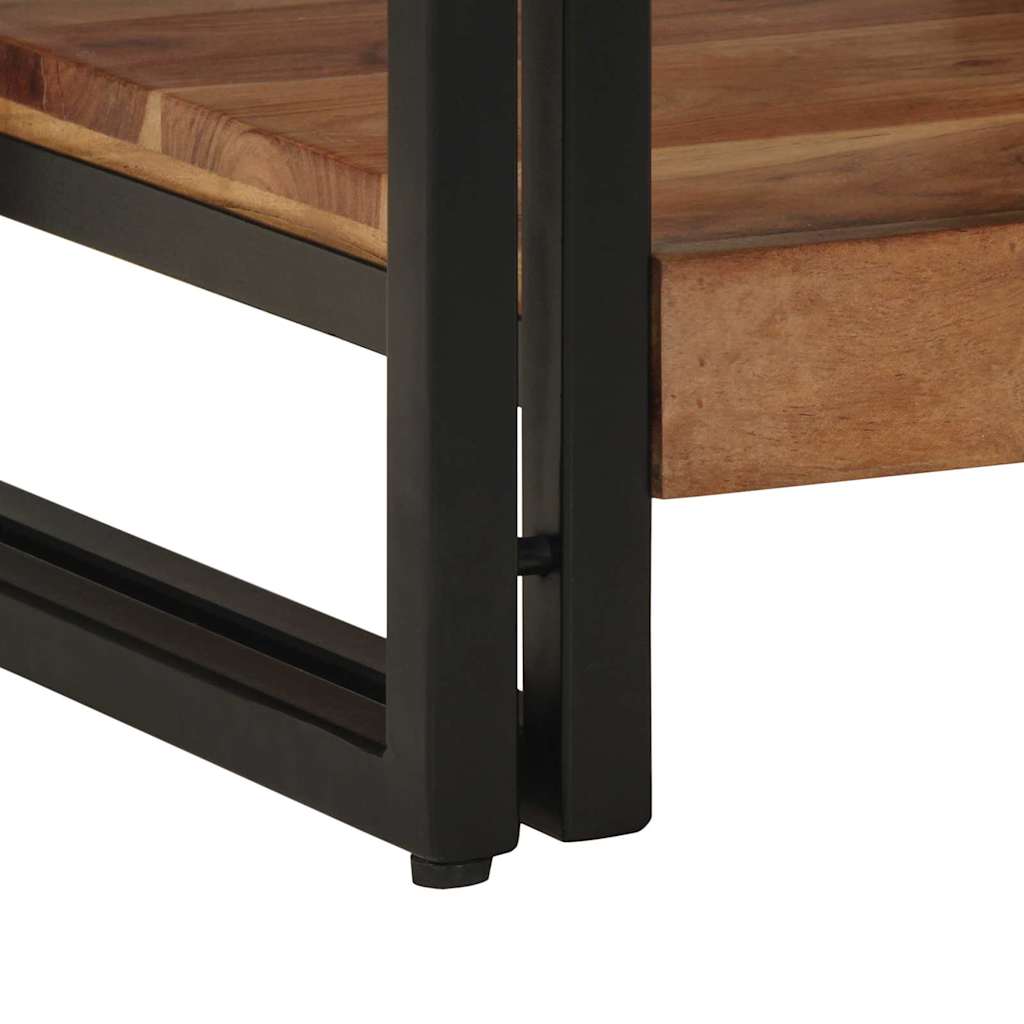Kaffebord Brun 40 x 40 x 38 cm Solid akasietre