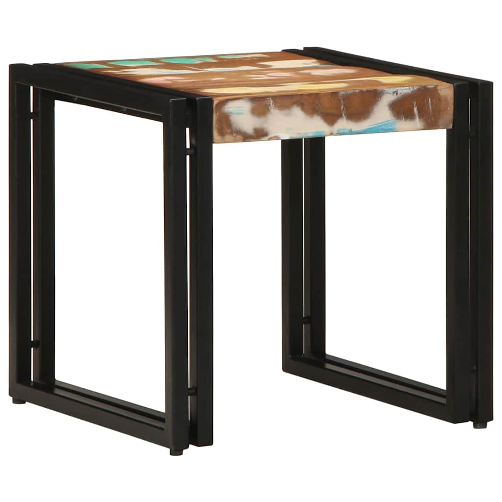 Kaffebord Flerfarget 40 x 40 x 38 cm Massiv Reclaim Tre