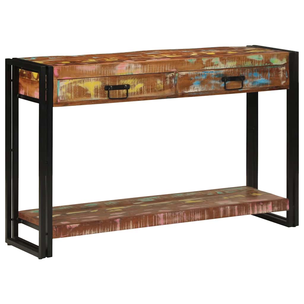Konsollbord Flerfarget 120 x 33 x 75 cm Massiv Reclaim Tre