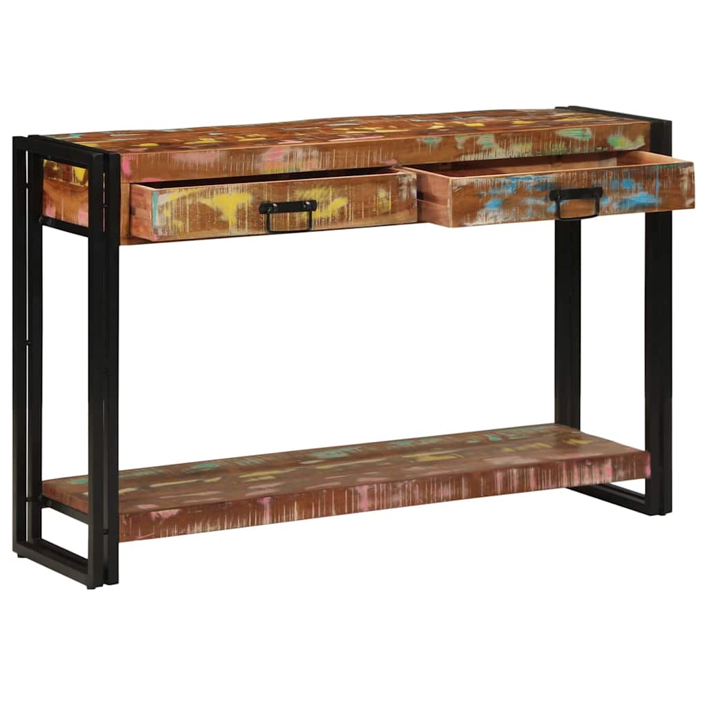 Konsollbord Flerfarget 120 x 33 x 75 cm Massiv Reclaim Tre