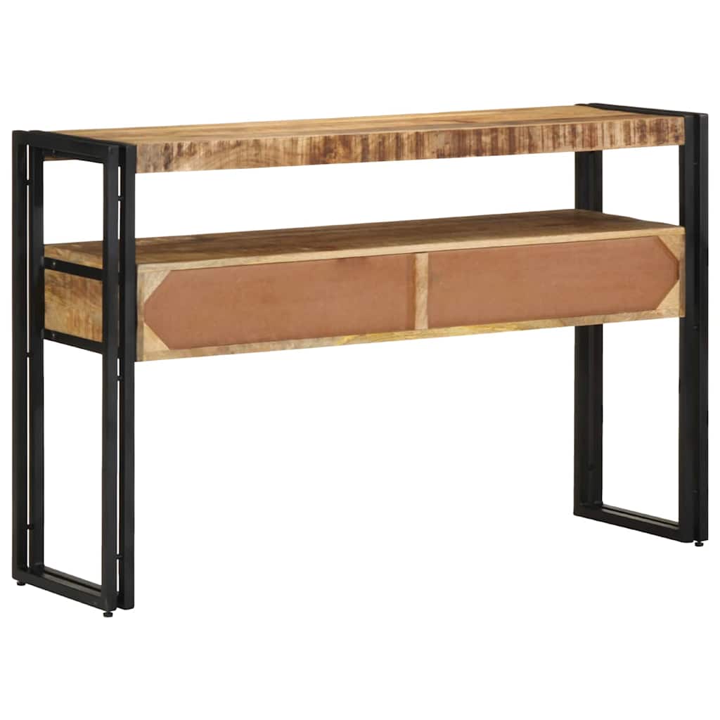 Konsollbord med skuff Brun 120 x 33 x 75 cm Massiv mango tre