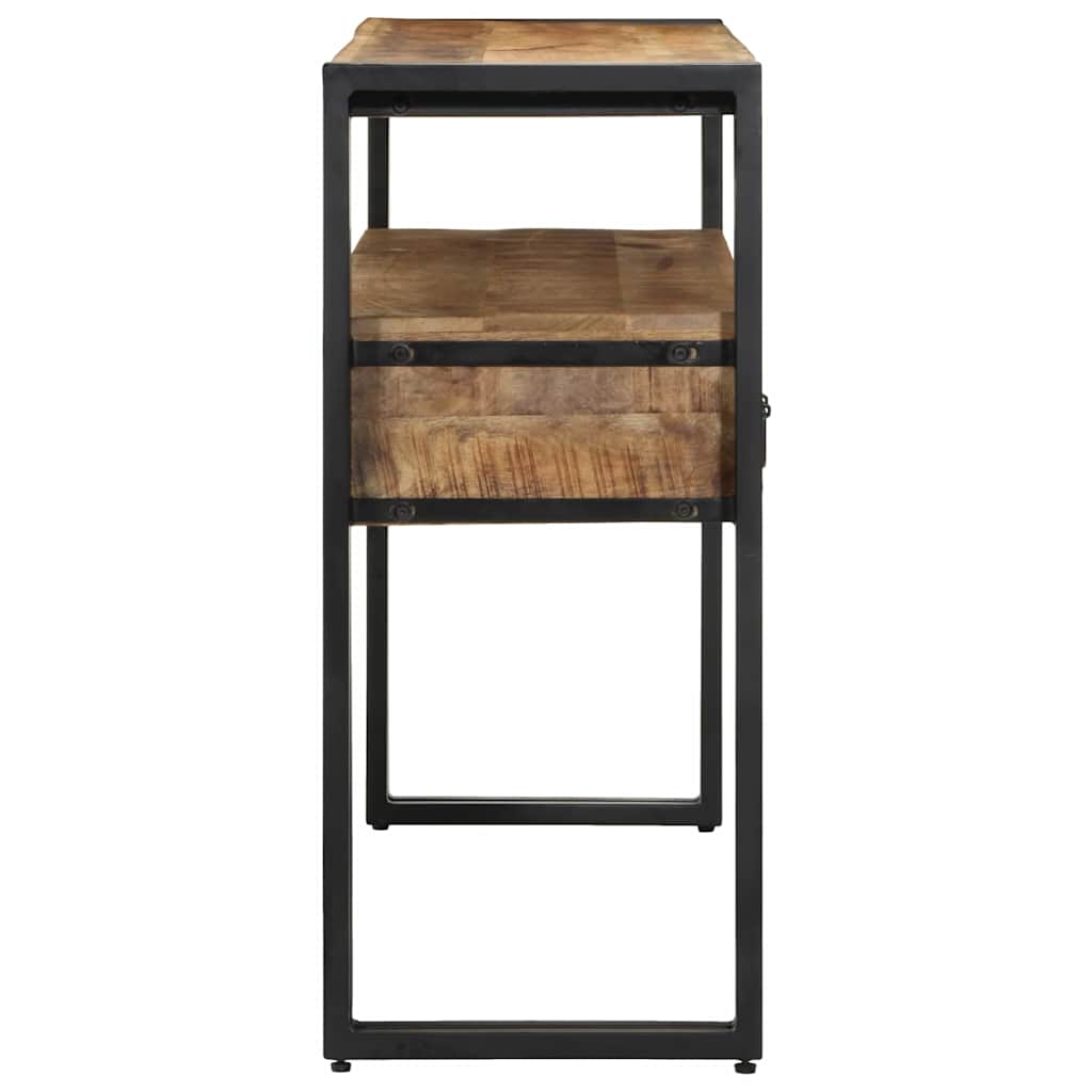 Konsollbord med skuff Brun 120 x 33 x 75 cm Massiv mango tre