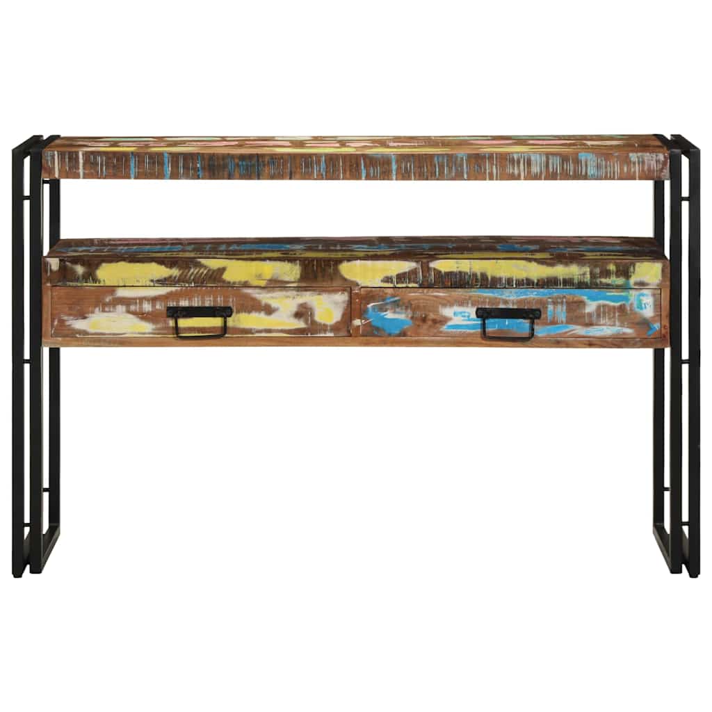 Konsollbord Flerfarget 120 x 33 x 75 cm Massiv Reclaim Tre