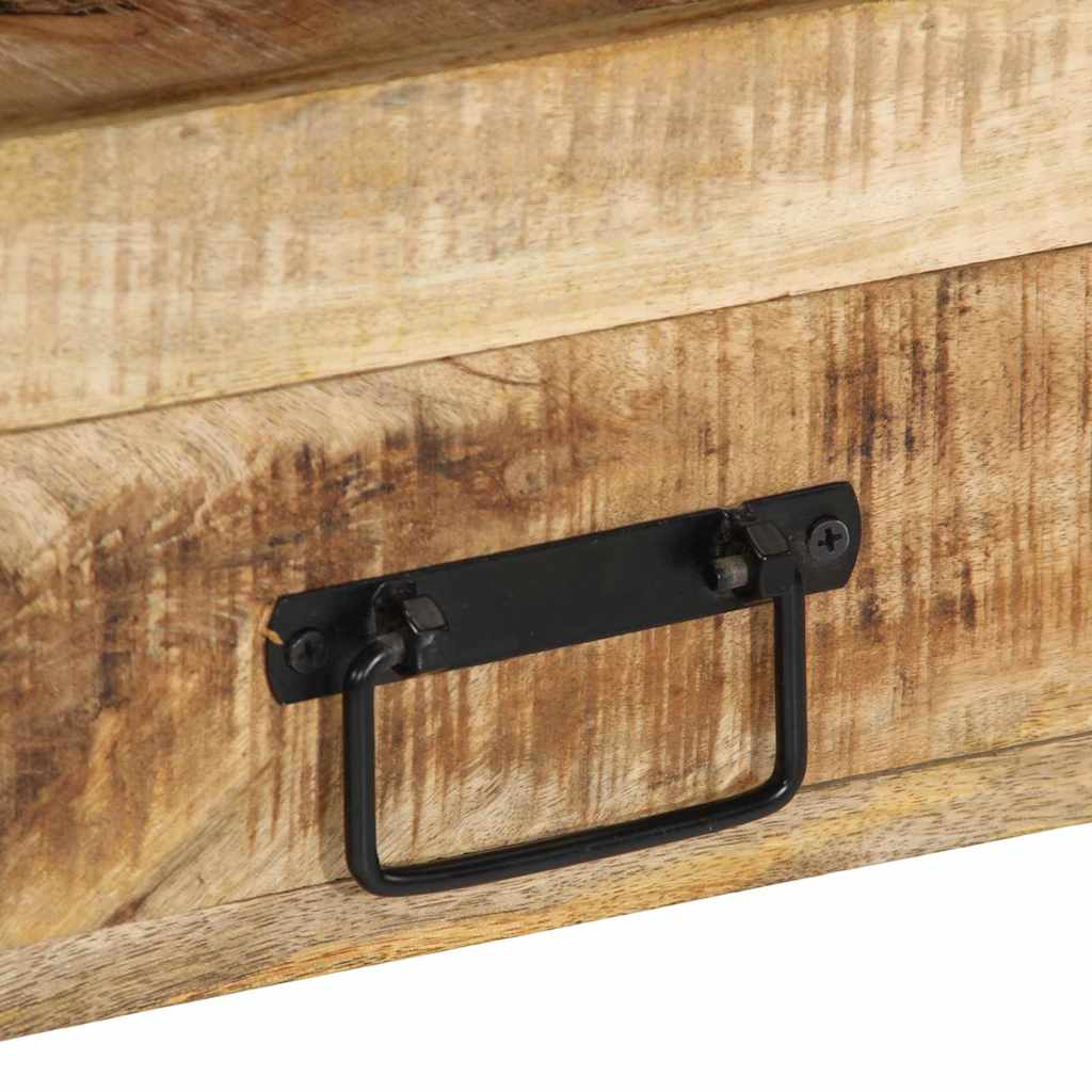 Konsollbord med skuff Brun 90 x 33 x 75 cm Massiv mango tre