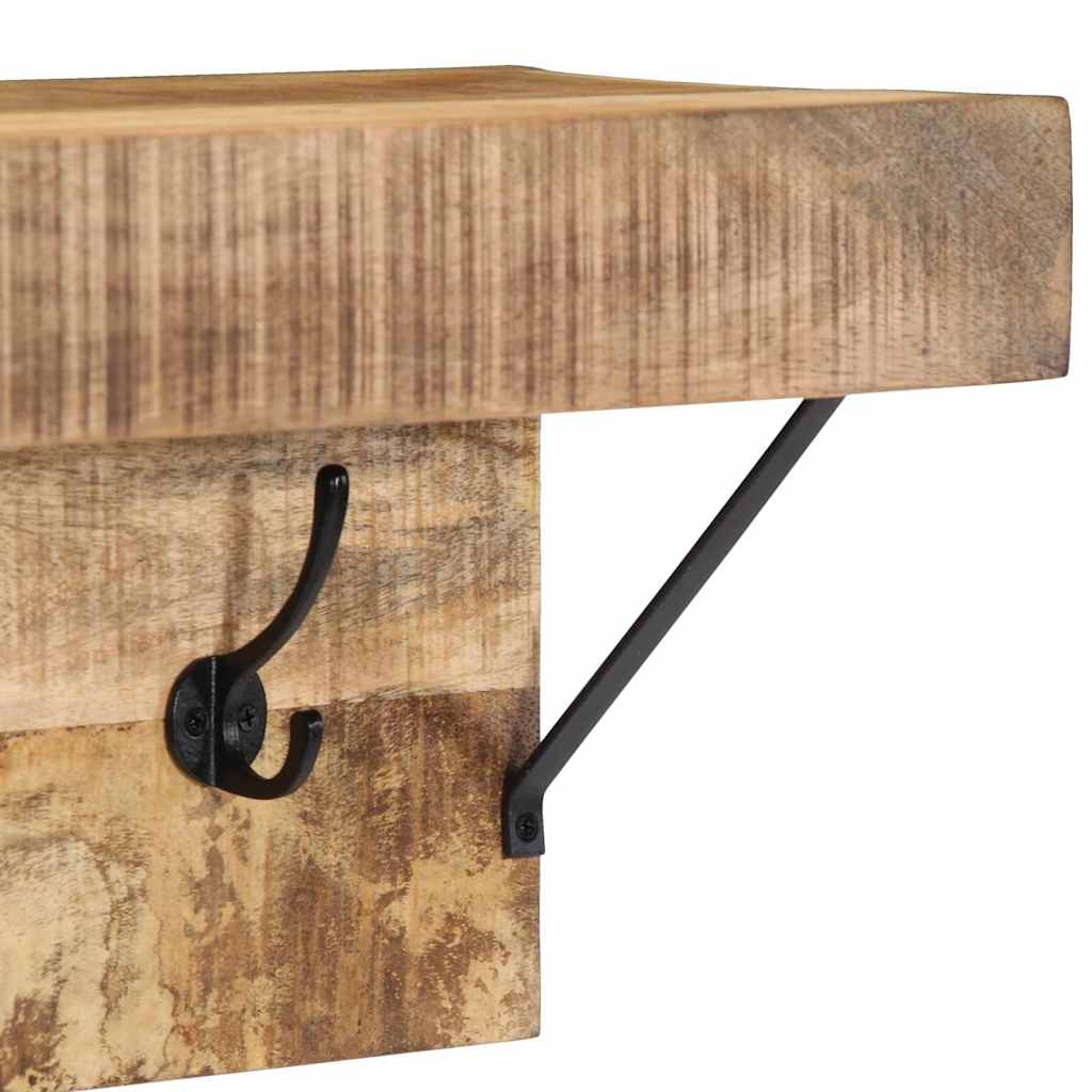 Kleshenger Veggmontert Brun 73 x 19 x 23 cm Massivt mangotre