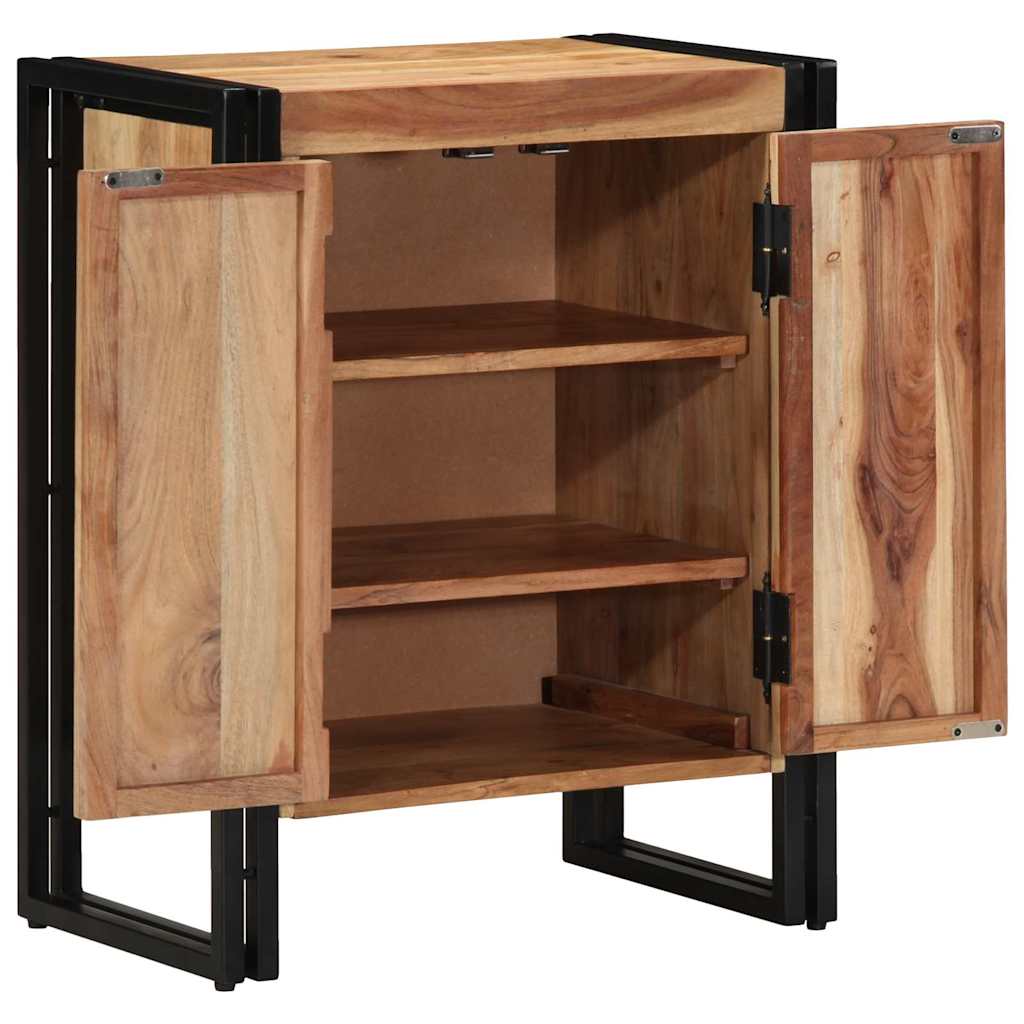 Sko Skap med hylle Brun 56 x 35 x 70 cm Massivt akasietre