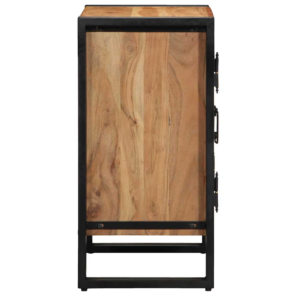 Sko Skap med hylle Brun 56 x 35 x 70 cm Massivt akasietre