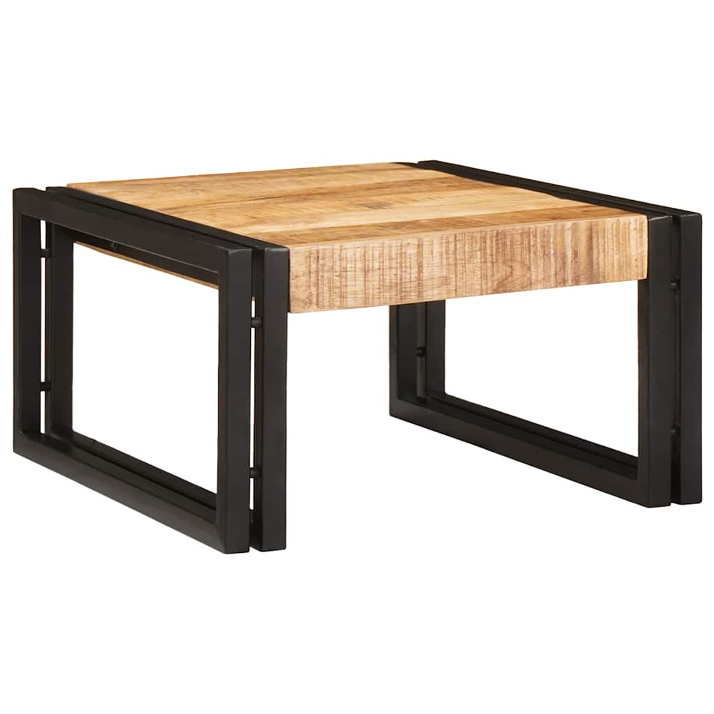 Badehylle med hylle 40 x 50 x 23 cm Massivt mangotre og jern