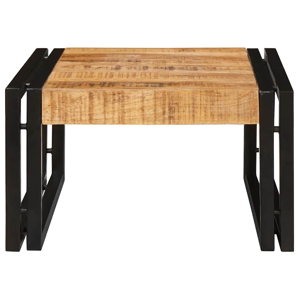 Badehylle med hylle 40 x 50 x 23 cm Massivt mangotre og jern