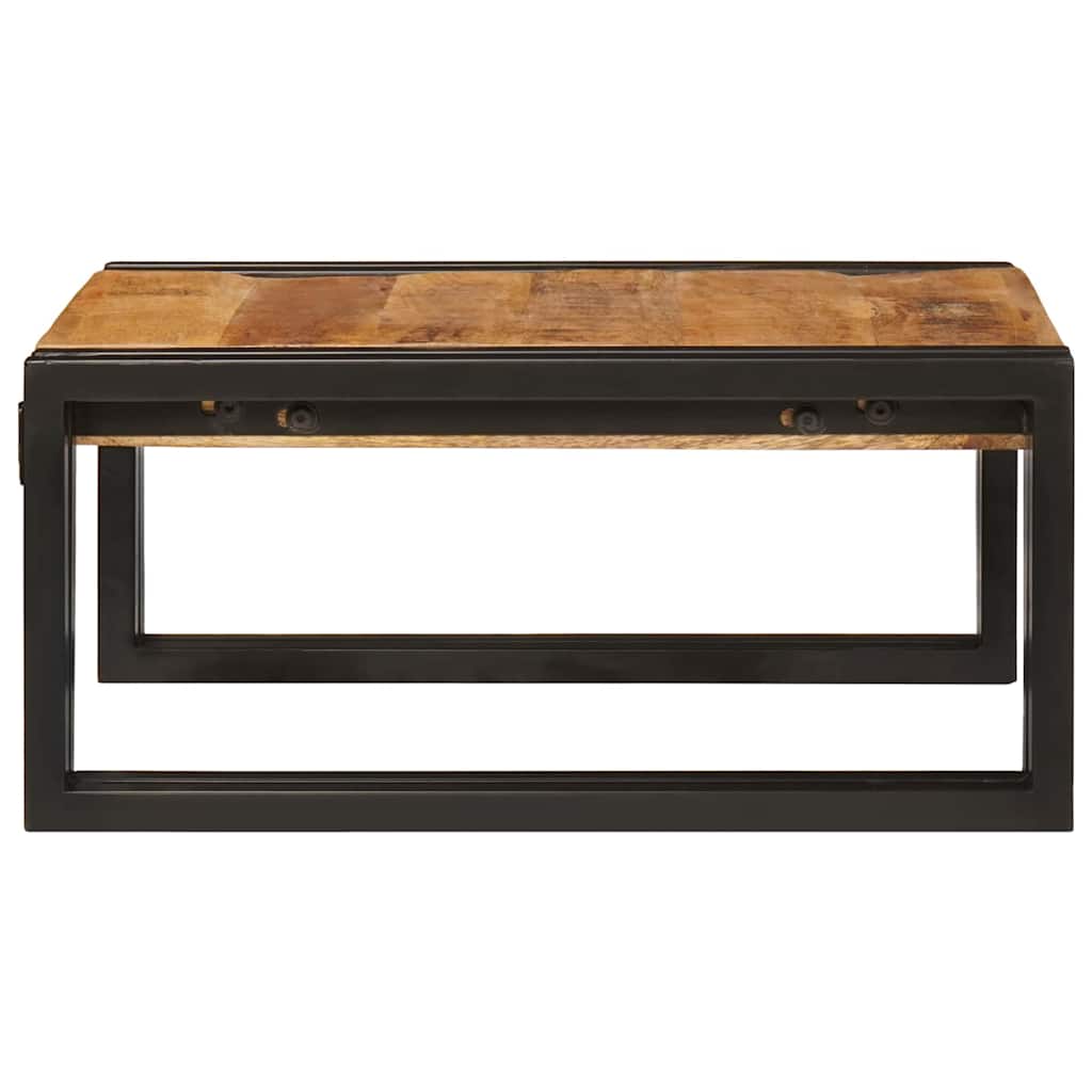 Badehylle med hylle 40 x 50 x 23 cm Massivt mangotre og jern