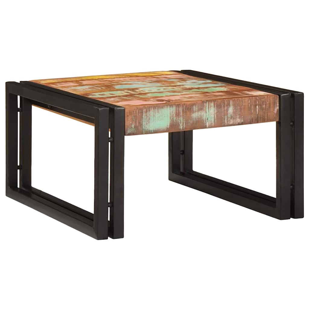 Badehylle med hylle 60 x 50 x 23 cm Massivt mangotre og jern